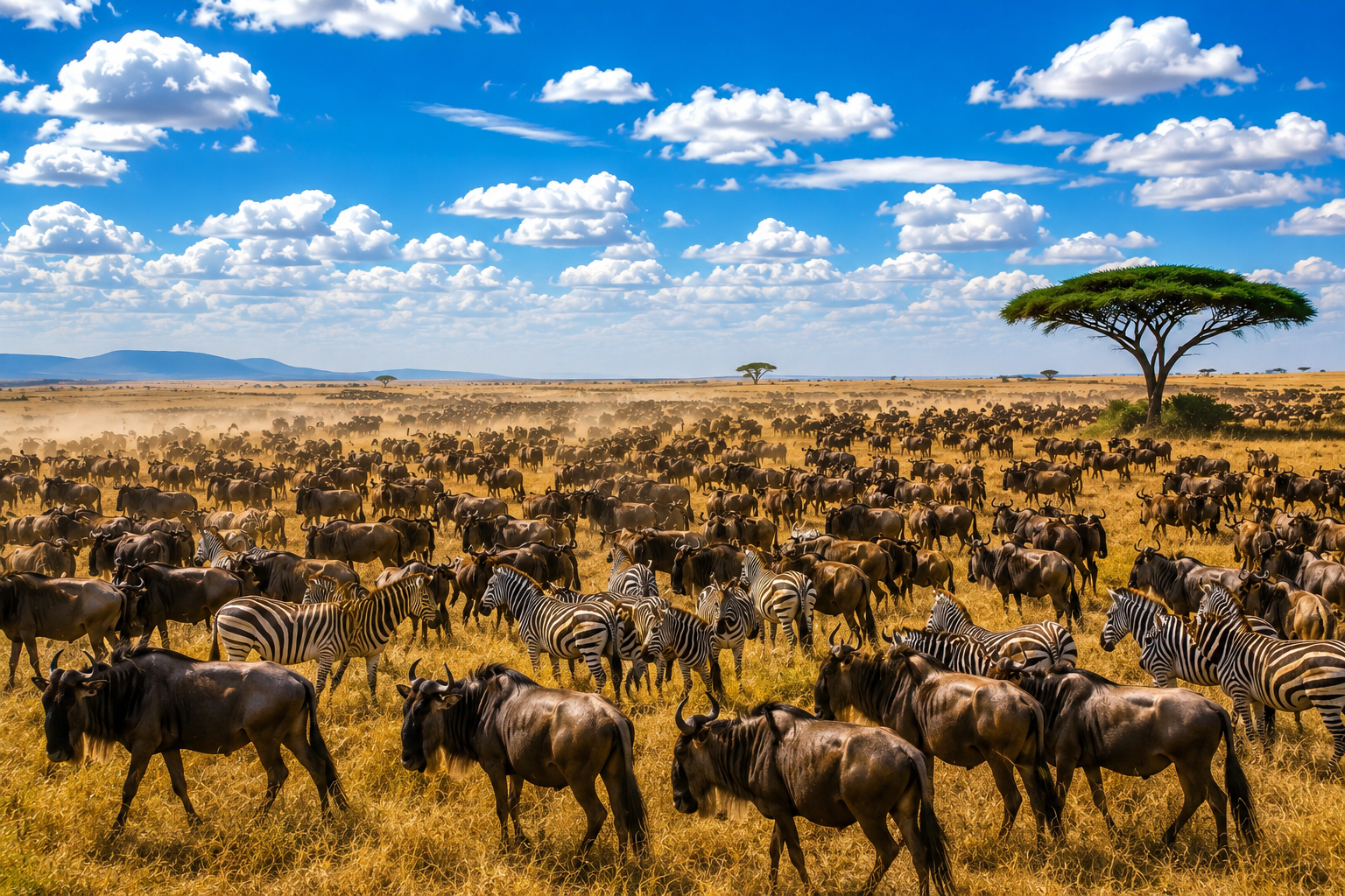 6 Days / 5 Nights Maasai Mara, L. Nakuru/Naivasha, Amboseli Safari